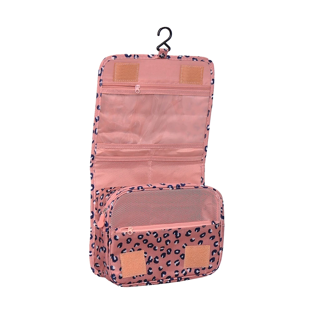 

Travel Hanging Toiletry Bag Navy Point Ultra-Light Portable Makeup Organizer Pouch with Multiple Storage Compartments