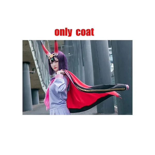 アサシン-女性のためのShuten-doujiコスプレコスチューム,セクシーなセーラー服,ハロウィーンのトップ,スカート,ネックレス,靴下,運命,グランドオーダー