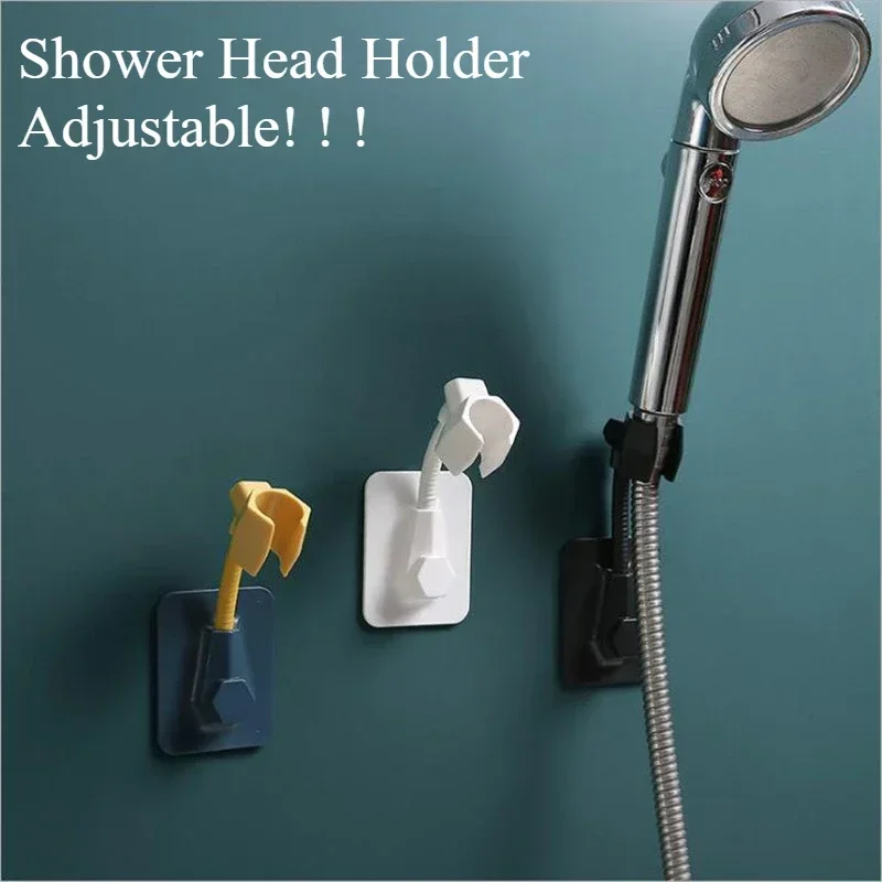 Shower Mounting Brackets Adjustable Self Adhesive Showerhead Bracket Wall Mount Shower Stander Racks SPA Bathroom Universal