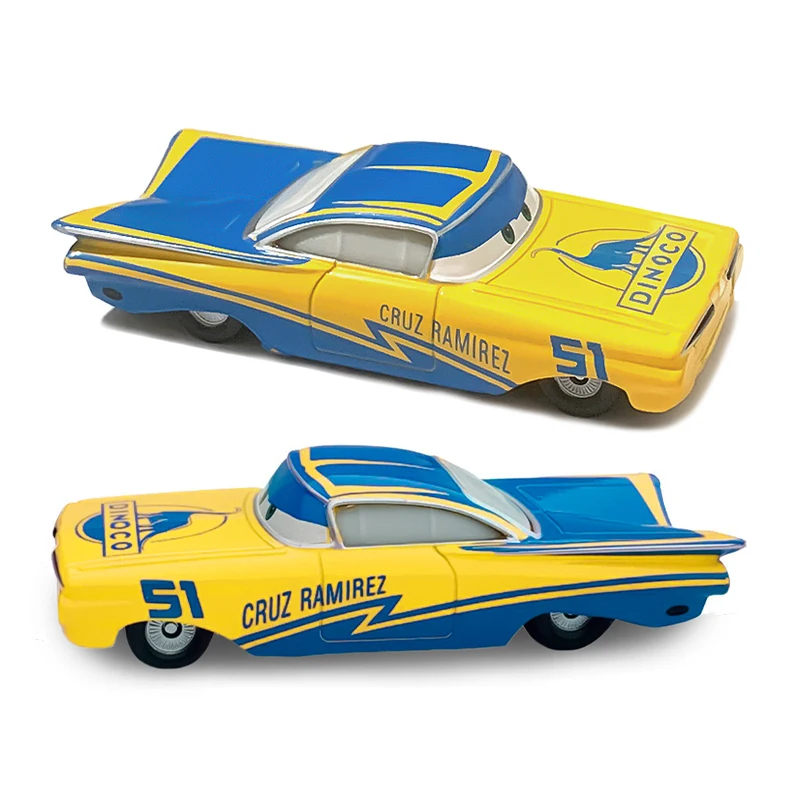 Disney Pixar Cars 3 Yellow Ramone Series Jackson Storm Ramirez 1:55 Diecast Vehicle Metal Alloy Kids Toys Boy Christmas Gifts