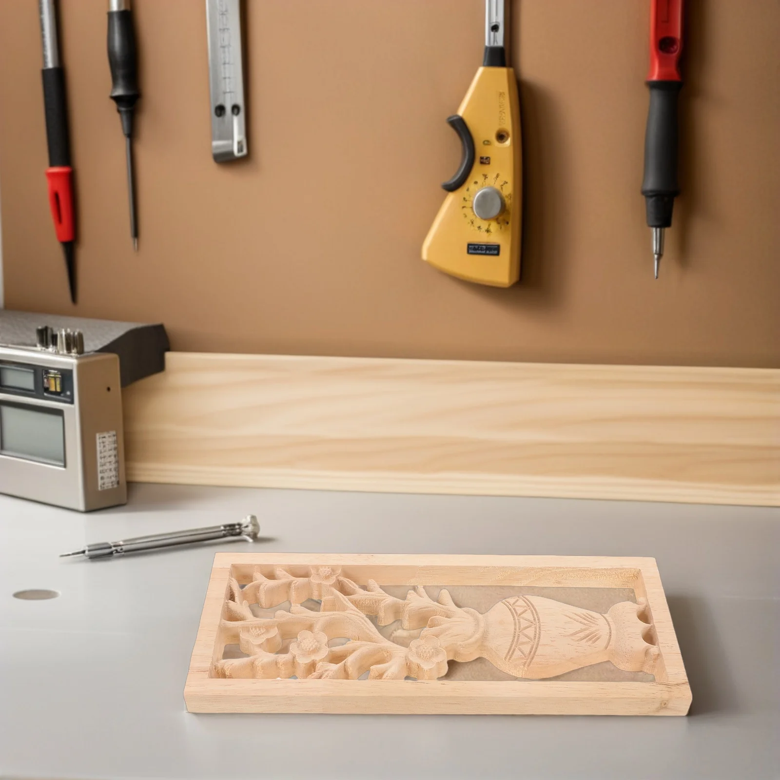 

Unpainted Wood Carved Applique Easy Installation DIY Furniture Decorative Trim Molding Cabinets Wardrobes Wooden Embellishment