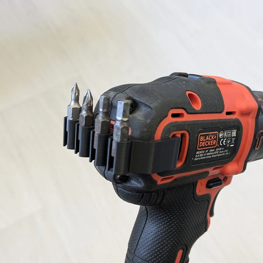 1Pc 3D Printed Screwdriver Bit Holder, Convenient Anti-Loss Storage Rack, Quick Access Organizer for Construction
