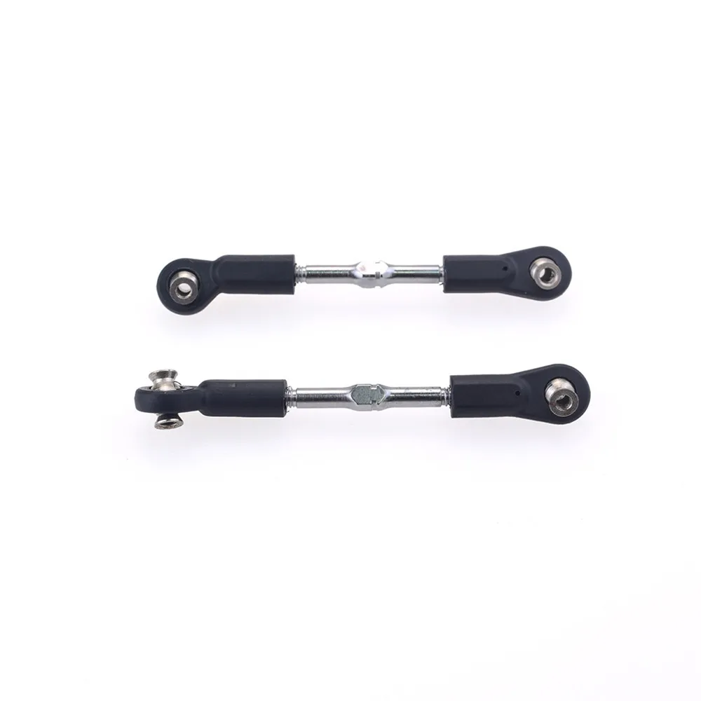 2Pcs 8124 Metal 75-85mm Steering Rod for 1/8 Zd Racing 9116 9020 9072