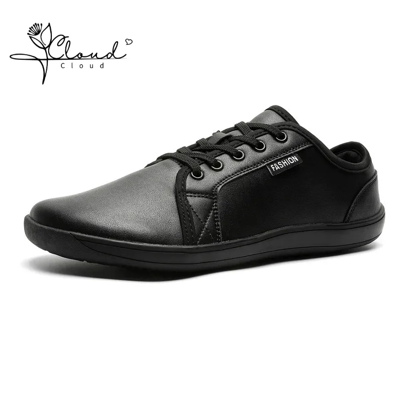 Hot Wide Version Bright Leather Strap Casual Shoes Men and Women Large Size Barefoot Shoes Loose Sports Shoes Sneakers