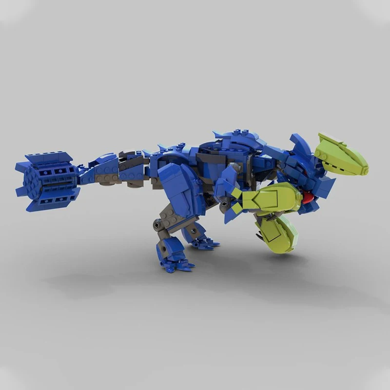 

569PCS MOC Creative Model Brachydios Premium Display Assembly Brick DIY Home Decor Gift Collectible Decoration Collection Idea