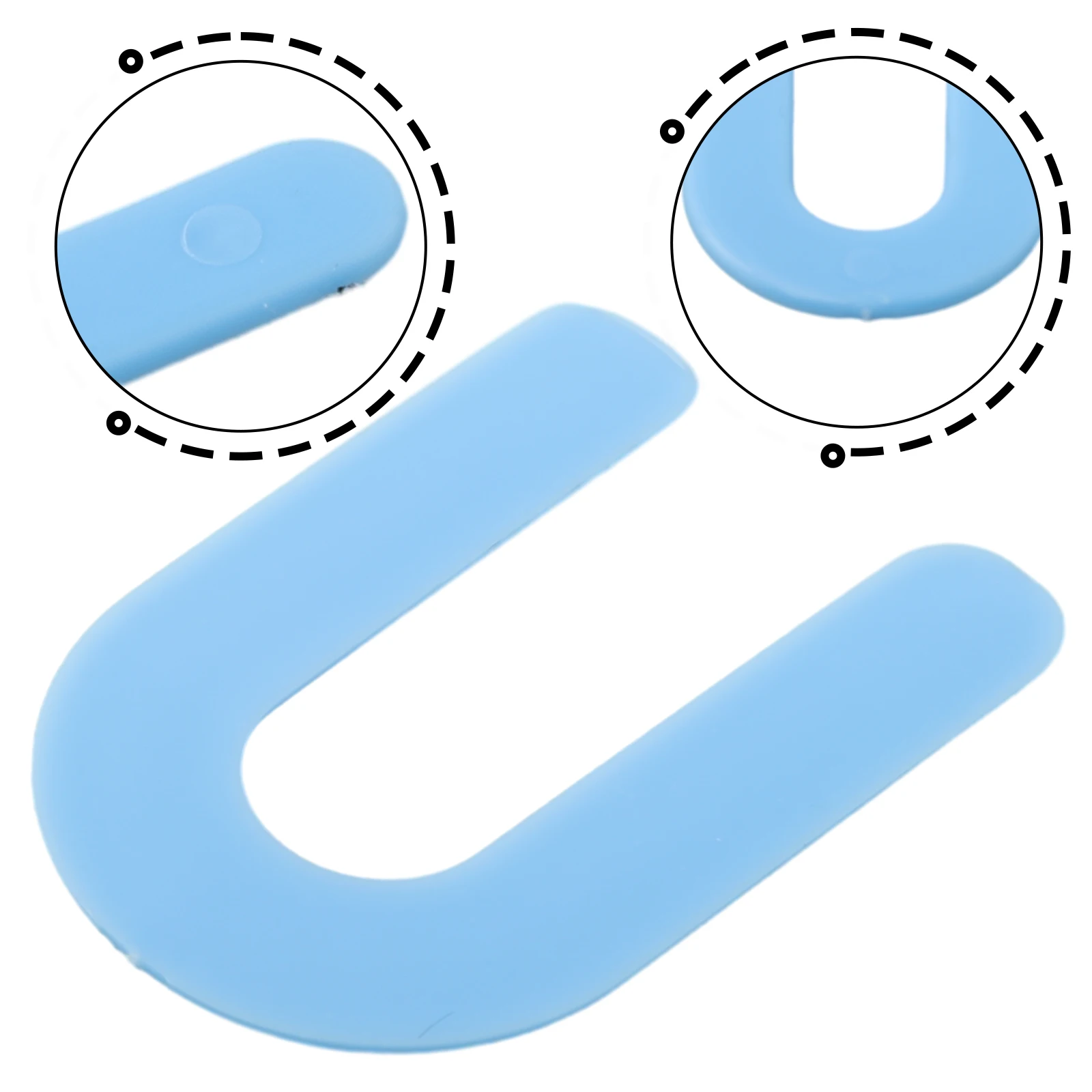 200pcs Horseshoe Shims U-shaped Clips Horseshoe Horseshoe Shims PP Positioning Horseshoe Shims Positioning Clips