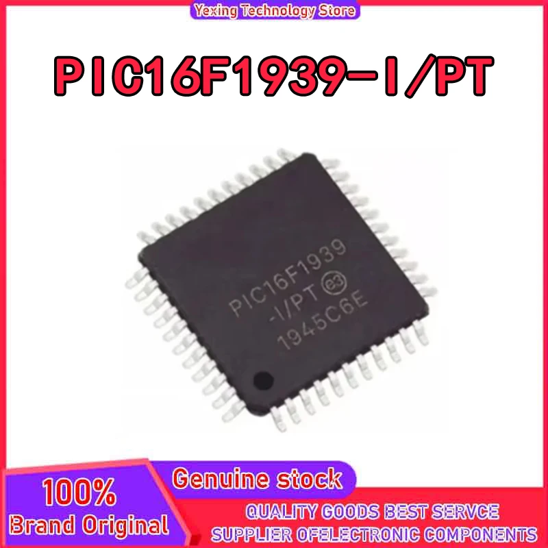 5PCS PIC16F1939-I/PT PIC16F1939-I PIC16F1939 PIC IC MCU Chip TQFP44  100% New Original