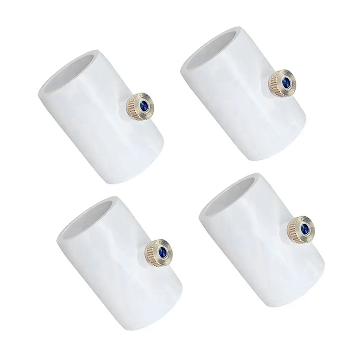 Conector do bocal de pulverizador do PVC de 15 pces 1/2 Polegada com bocal de nebulização de bronze para o sistema de refrigeração exterior