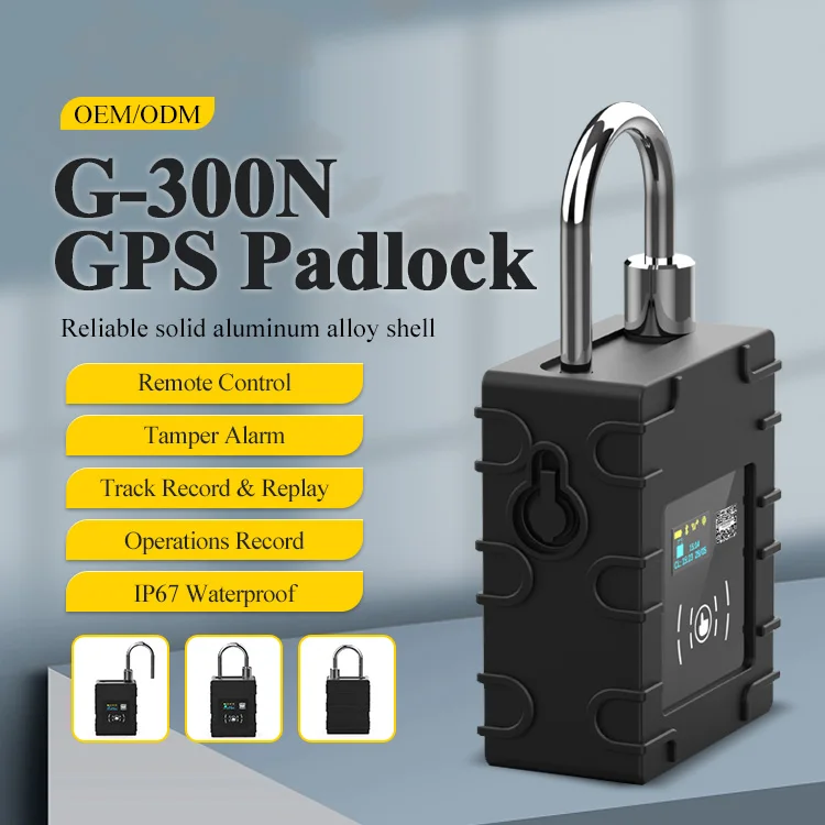 HHD G300N GPS Tracker Lock Logistics Smart Padlock