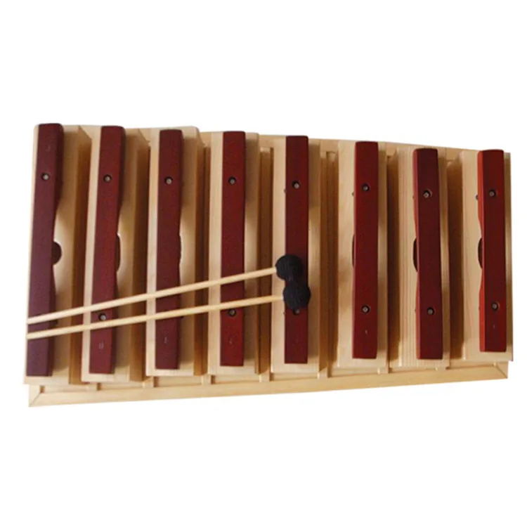 Eight-Tone Redwood Sound Block Children's Percussion Bassoon Instrument for Schools Orff Redwood Musical Instrument Accessory