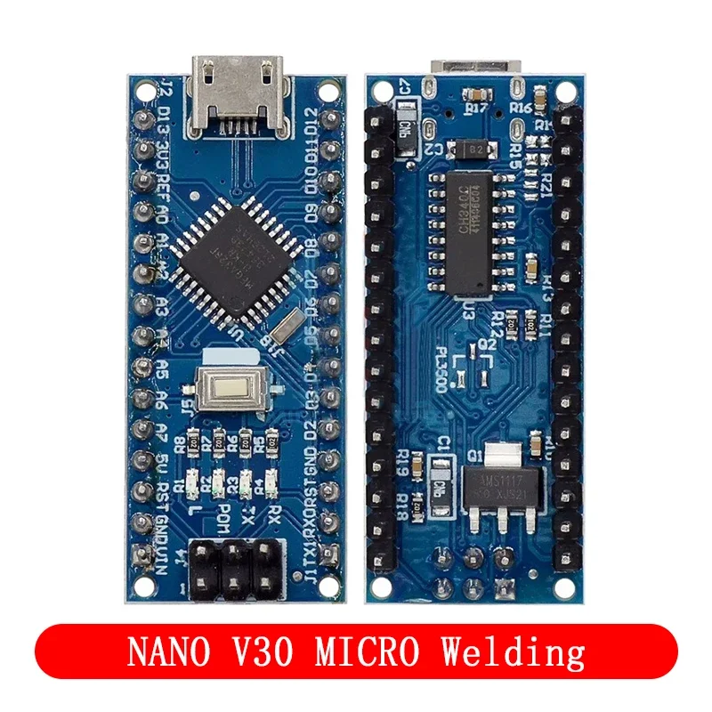 Mini USB Nano 3.0 With the bootloader compatible Nano controller for CH340 USB driver 16Mhz ATMEGA328P/ Type-C/ Micro