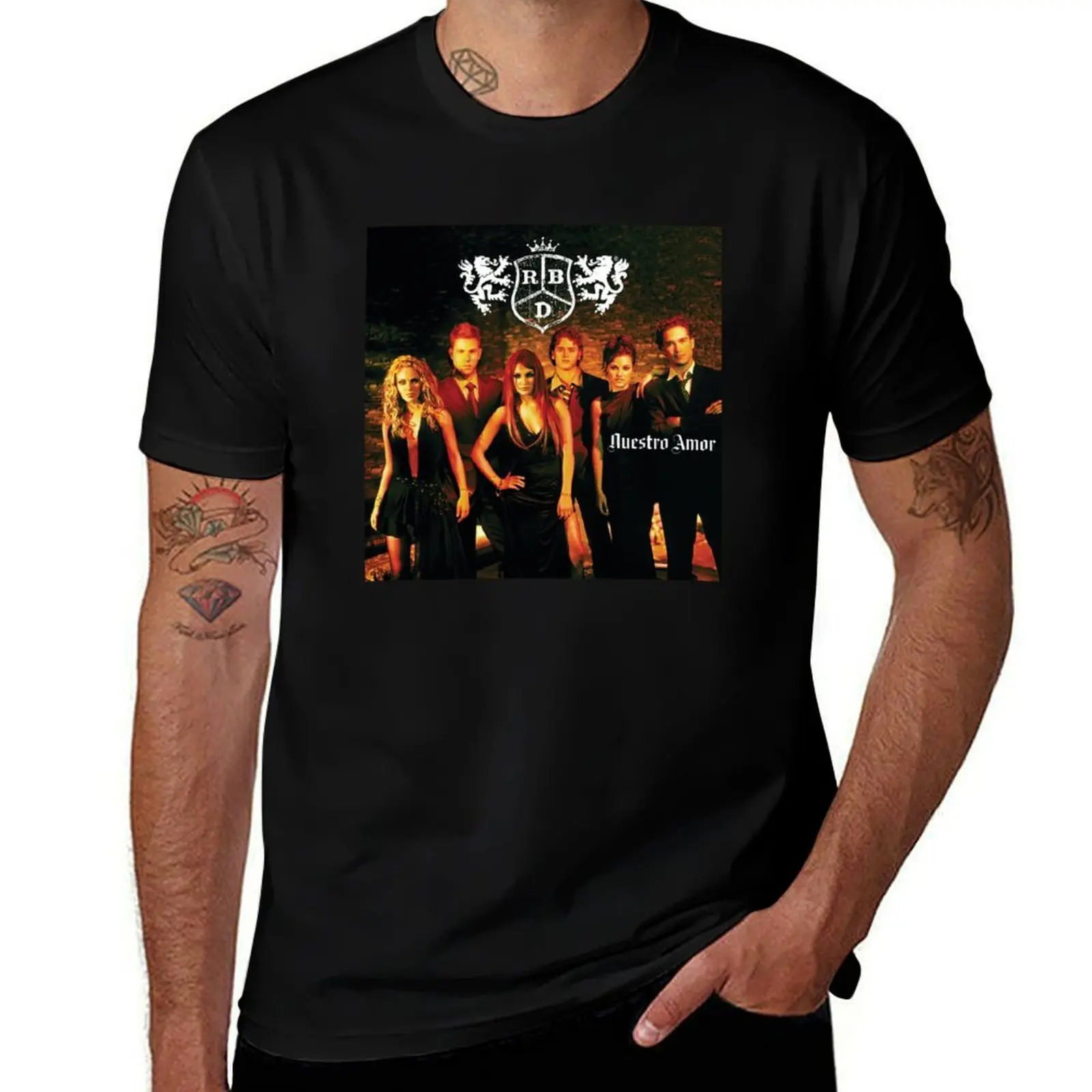 

RBD NUESTRO AMOR T-Shirt Holiday Party T-Shirt for Men