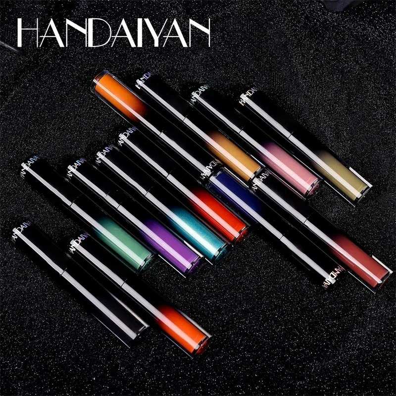 Zwart Groen Paars Lippenstift Kerst Halloween Lip Make-up Tint Hydraterende Waterdichte Matte Lippenstift Waterdichte Lip Pigment