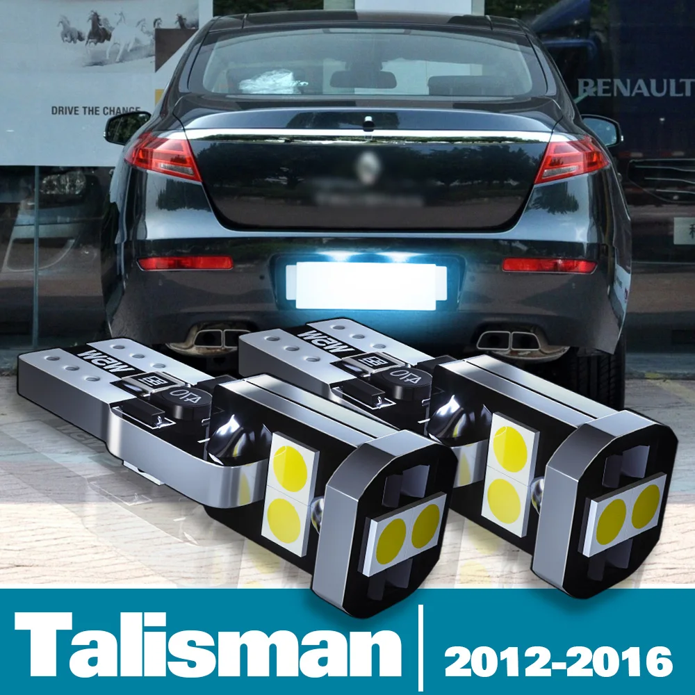 

2pcs LED License Plate Light For Renault Talisman Accessories 2012 2013 2014 2015 2016