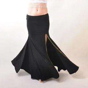 NEW Belly Dance Costume Professional Performances split Skirt Dress 9colors