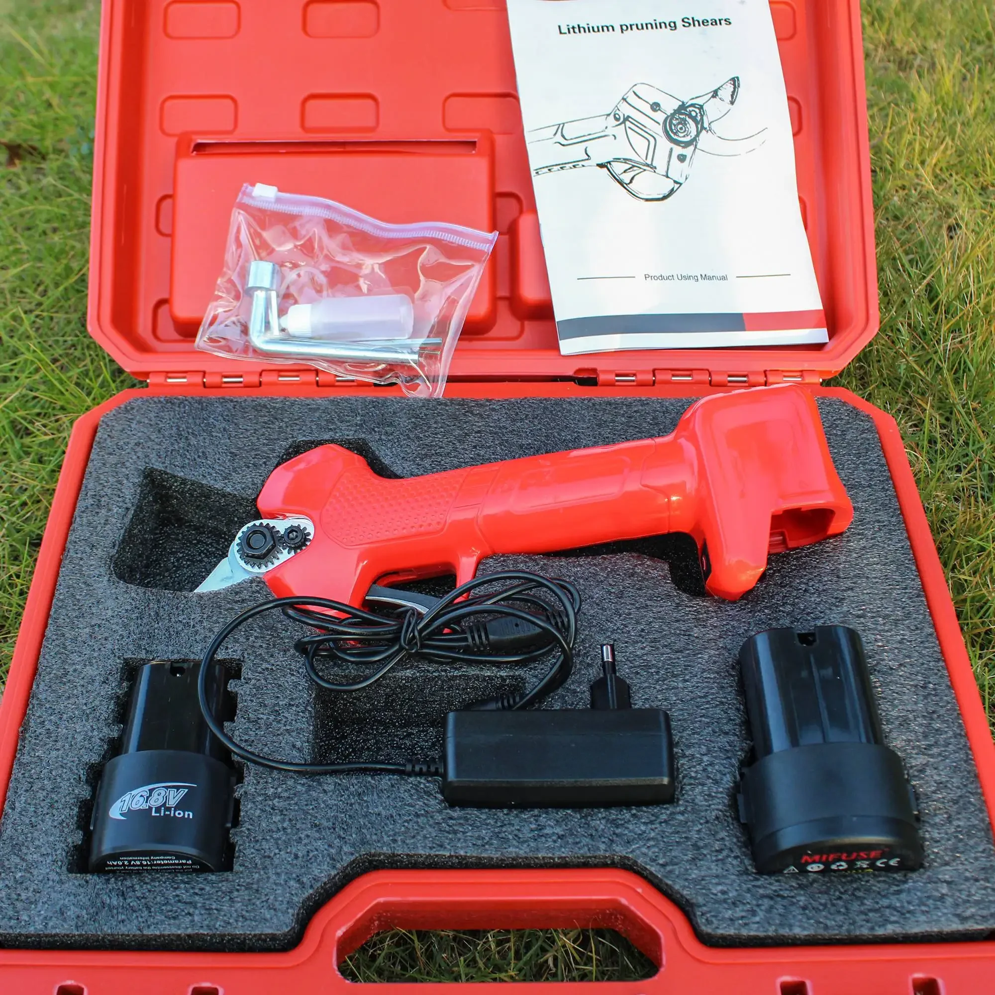 Professional 25mm Rechargeable Battery Powered  Scissors  Electric Shears  Cordless Electric Pruner Without Battery