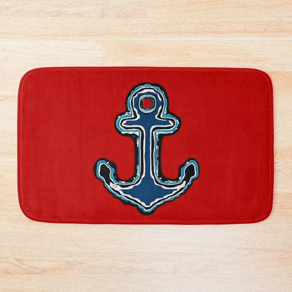 

Nautical Anchor Bath Mat Bath Rugs DoorFor Entrance Door Mat