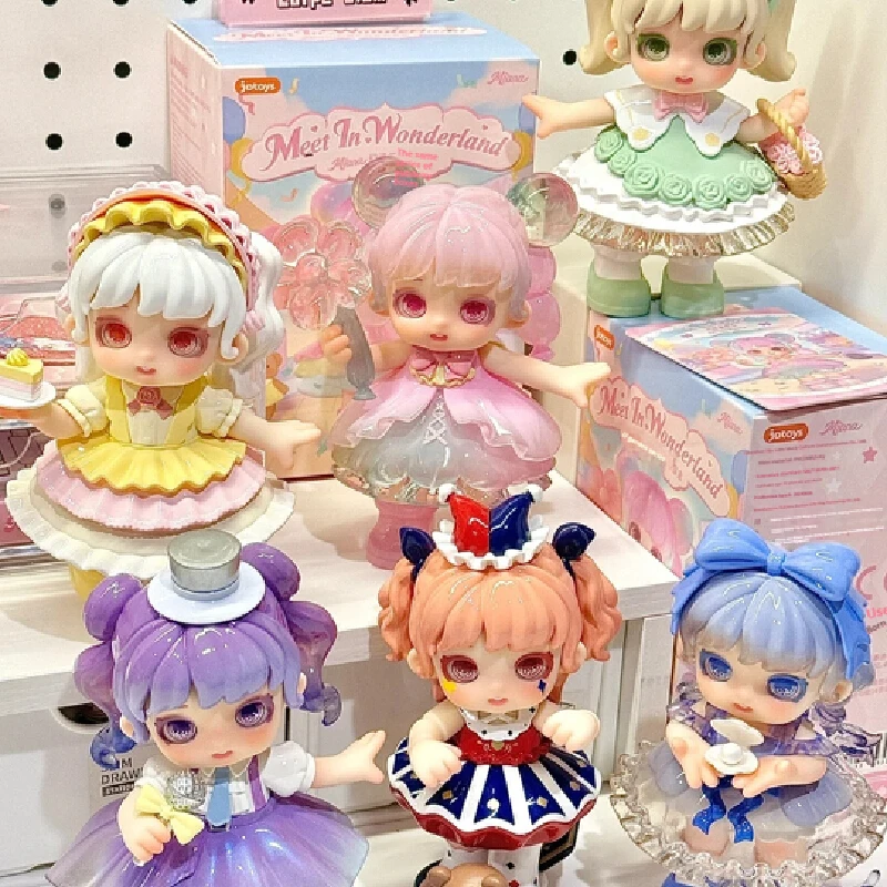 

Genuine Miana Meet In Wonderland Series Blind Box Kawaii Anime Action Figure Mystery Box Customized Dolls Girls Birthday Gift