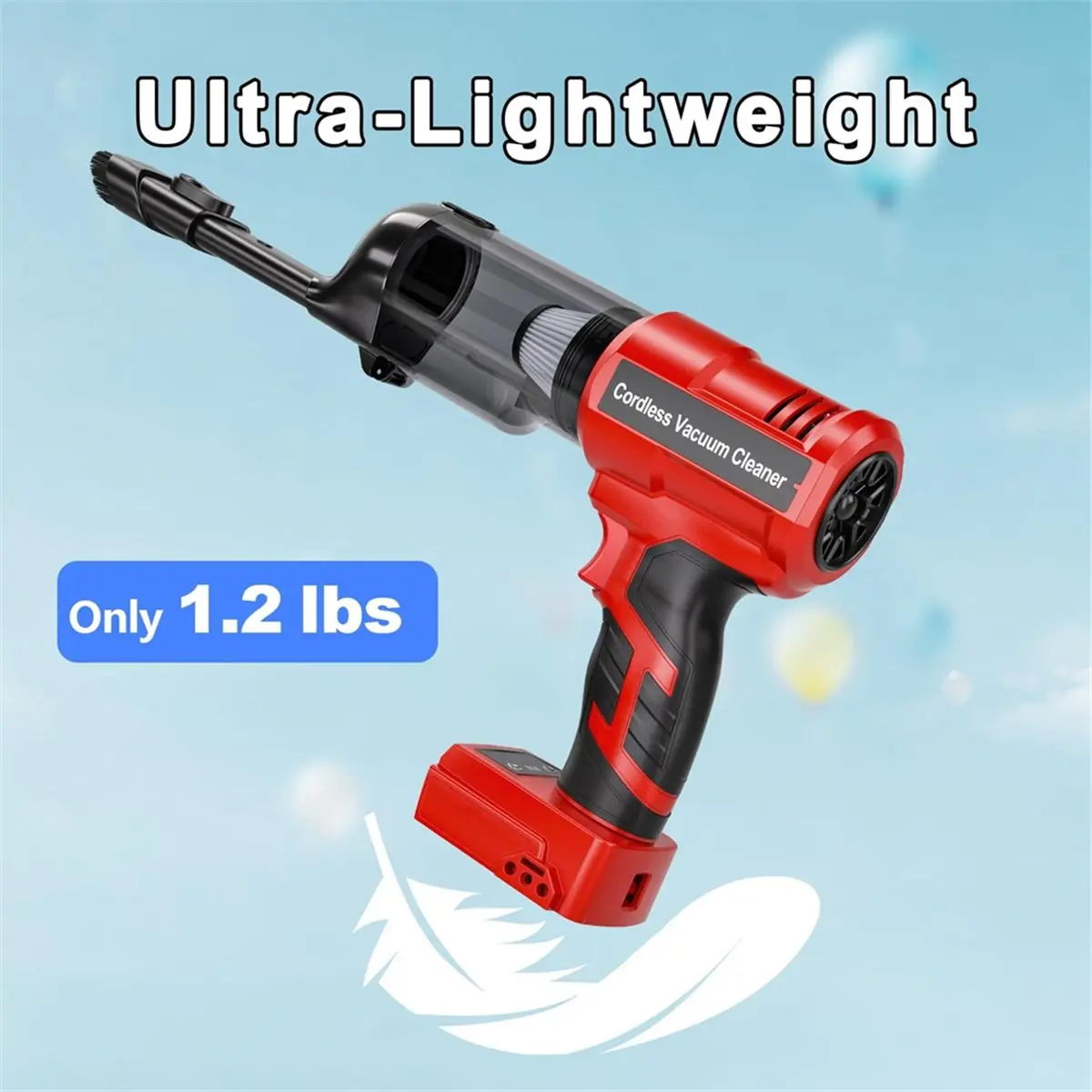 

(A14E) Беспроводной ручной пылесос для Milwaukee 18V с бесщеточным двигателем