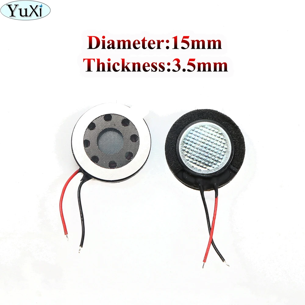 YuXi 1pcs Oval Round Tablet Computer Mobile Speakers Portable equipment Audio Repair Parts Replacement Speaker 14 15 18 26 28 mm