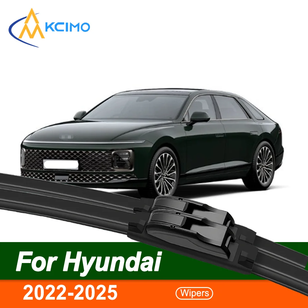 

For Hyundai Grandeur GN7 Hyundai Azera 2022-2025 Front Windshield Wiper Blades 2pcs Windscreen Window Accessories Auto parts