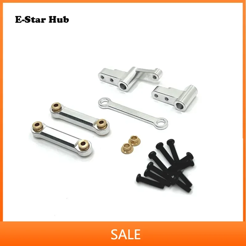 

For MJX 1/14 14301 14302 14303 Remote Control Car Metal Upgrade Steering Assembly Rod Upgrade Parts Rc Model Crawler Car Truck