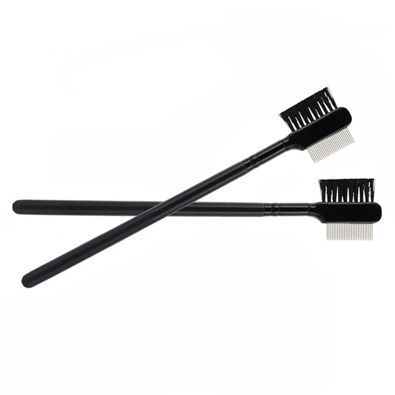 1Pc Fashion Makeup Tool Close Packed Steel Needle Eyebrow Brush Eyebrow Comb Eyelash Extension Beauty Supplies Brow Brush Lash