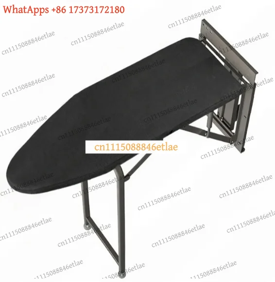 k3 Vintage Style Retractable & Foldable Ironing Board Cabinet – with Electric Iron Holder & Decorative Drawer Pulls