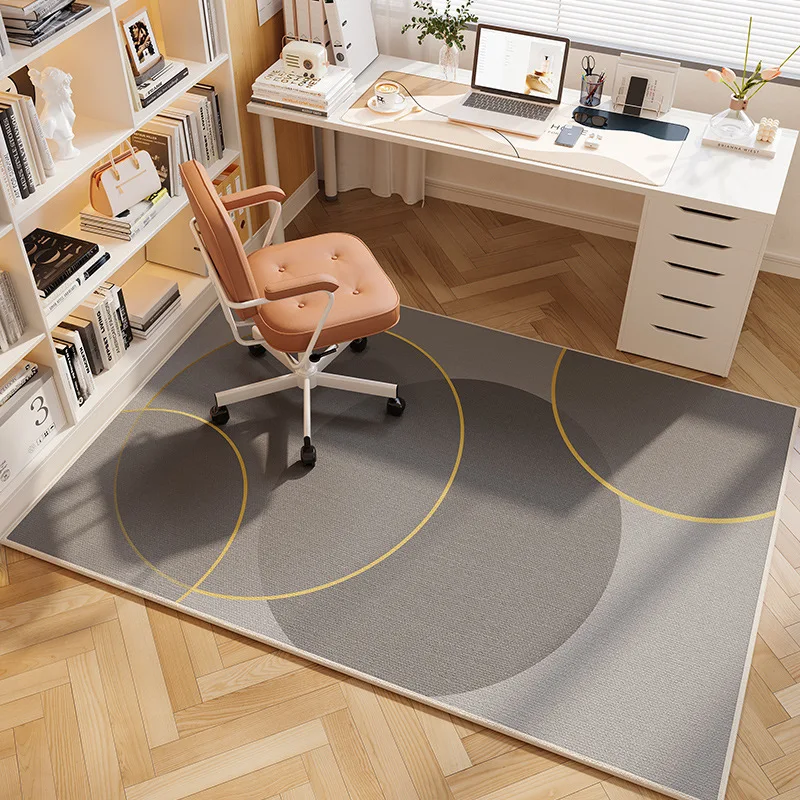 VIKAMA Computer Chair Cushion Floor Mat Bedroom Study Desk Chair e-Sports Chair Swivel Chair Protection Rug Home Decoration