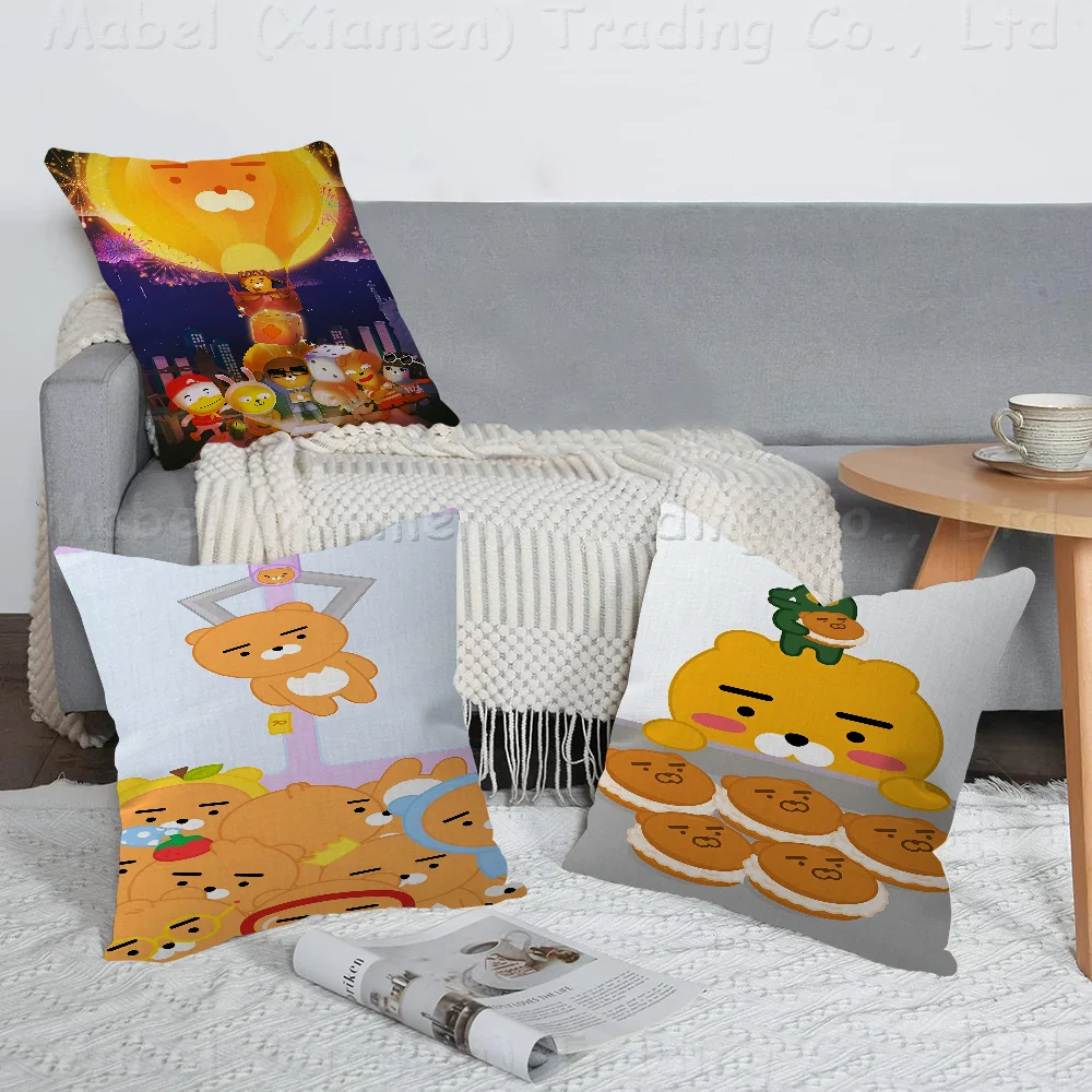 

K-KAKAO F-FRIENDS Pillow Cushion Cover Pillowcase Living Room Sofa Home Decor Customized