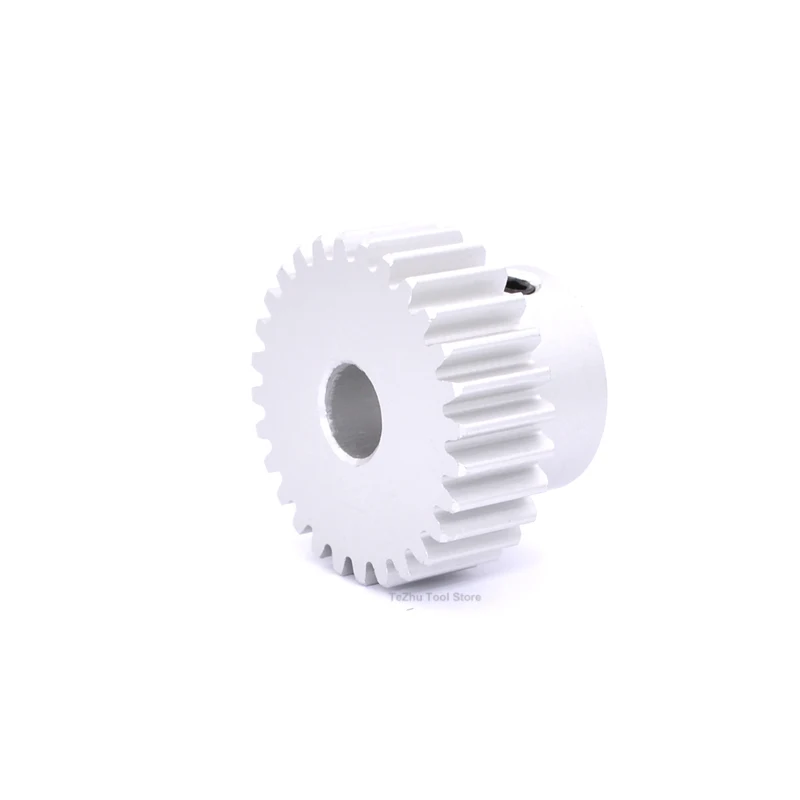 1pc 1Mod Spur Gear Wheel 15T-60T Aluminum Motor Gear 15 16 18 20 22 24 25 26 28 30 32 33 35 36 40 50 60 Teeth Bore 4-16mm