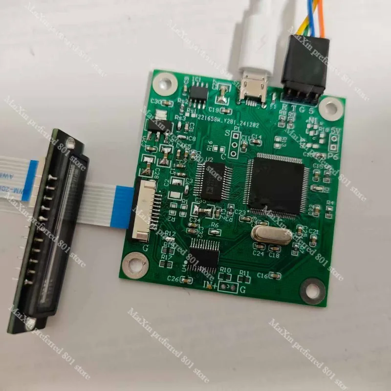 Módulo CCD lineal ADC de 16 bits, placa de desarrollo de módulo ILX554 TCD1304, larga exposición, alta estabilidad y alta velocidad