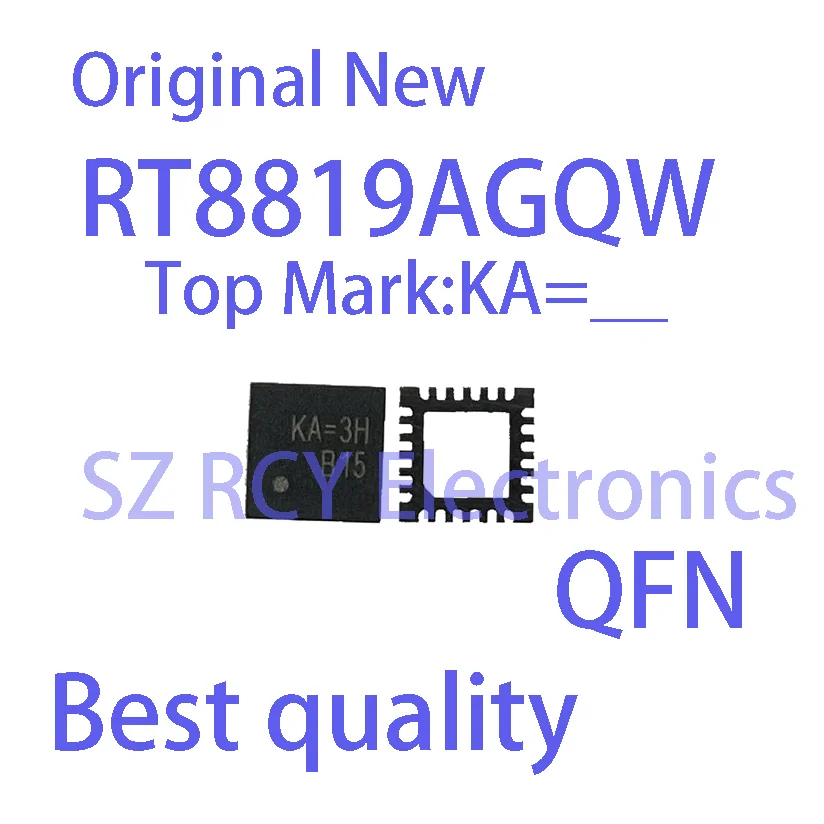 

(2-5 шт.) НОВЫЙ RT8819AGQW RT8819A Top Mark KA = ** QFN IC Chip электронный