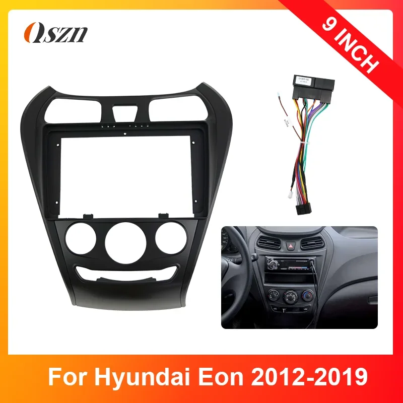 Car Radio Fascia For HYUNDAI EON 2012-2019 Auto Stereo 2 Din Audio Install Dash Panel Surround Frame Kit Bezel