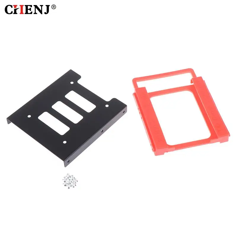 2.5 Inch SSD HDD To 3.5 Inch Metal Mounting Adapter Bracket Dock Screw Hard Drive Holder For PC Hard Drive Enclosure HDD Bracket