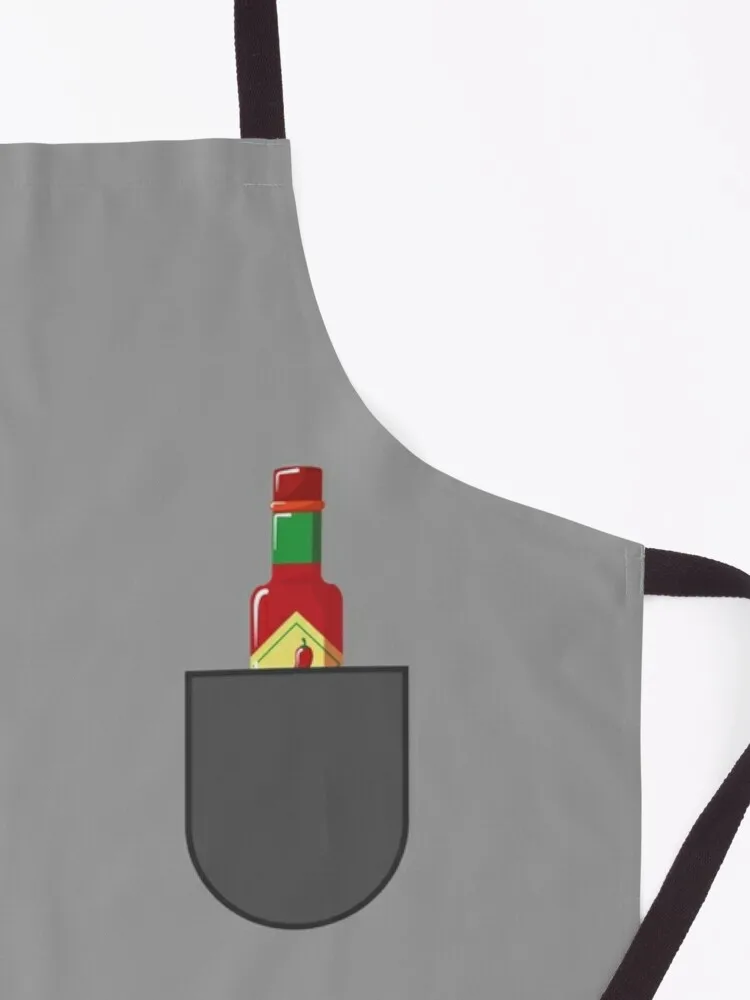 Hot Sauce Pocket Apron kitchen special accessories kitchen things for home waterproof aprons woman