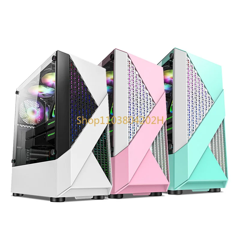 Computer Case Desktop Glass Side Transparent Wide Body Game Water-Cooled ATX Large Board Back Line