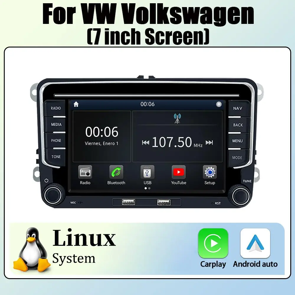 Linux system For VW Dual USB 7