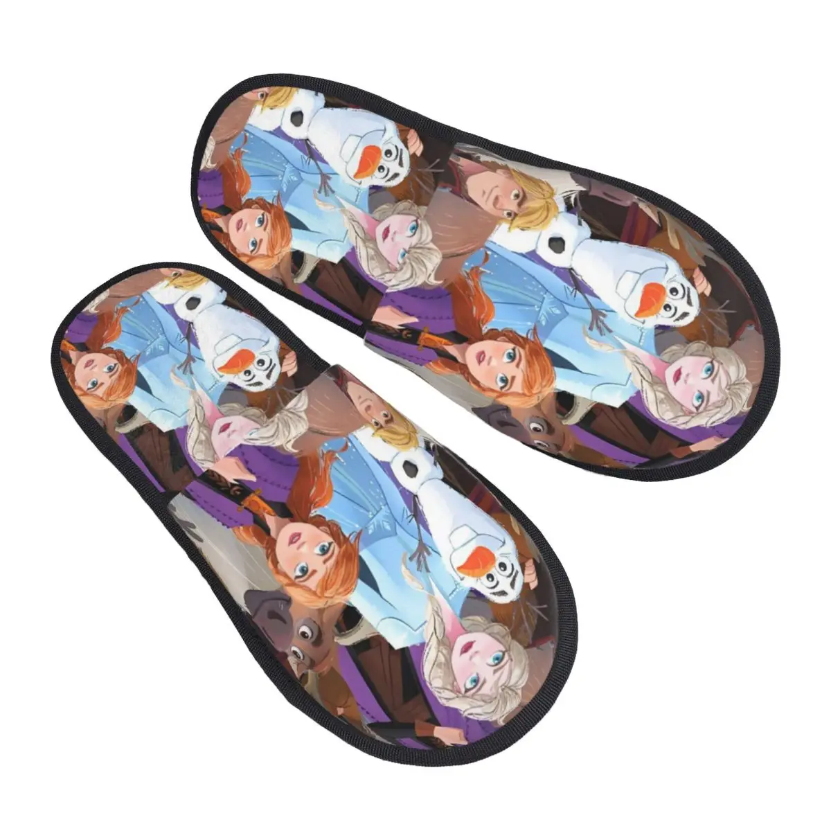 

Домашние тапочки «Холодное сердце» на заказ, женские уютные тапочки из пены с эффектом памяти, анимированные музыкальные фэнтезийные фильмы, без шнуровки, гостиничные тапочки