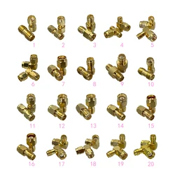 Adapter SMA / RP-SMA to SMA / RPSMA Male Plug & Female Jack Straight & Right angle RF Coaxial connector 1pcs