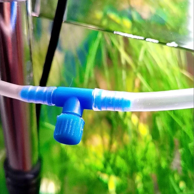 Aquarium-Luftregelventil, Einstellbarer Luftstrom-Durchflussregler für Fischbecken, 4mm Schalter, Luftpumpen-Sauerstoffrohr-Verbinder – Detail 3