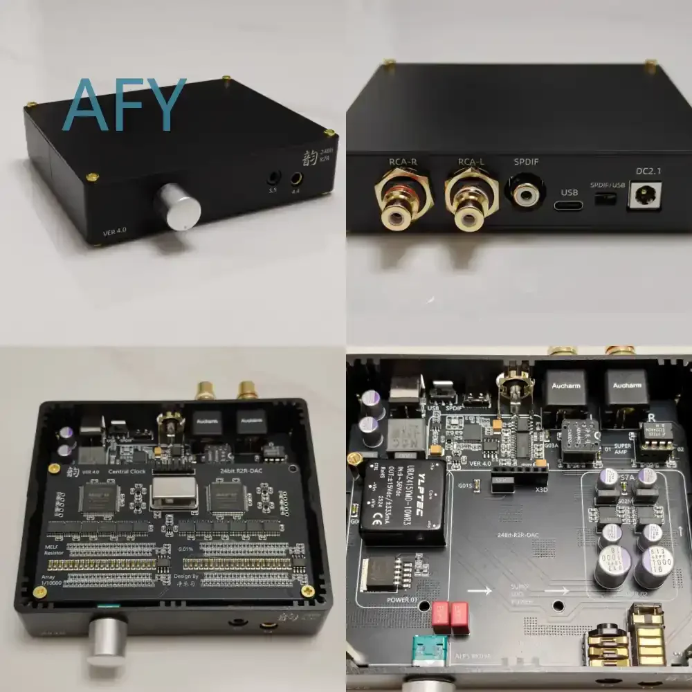 JingYueSi Audio Top R2R V4 TCXO Temperature Compensated Crystal Oscillator for High-End DACs and Audio Equipment Supports RCA