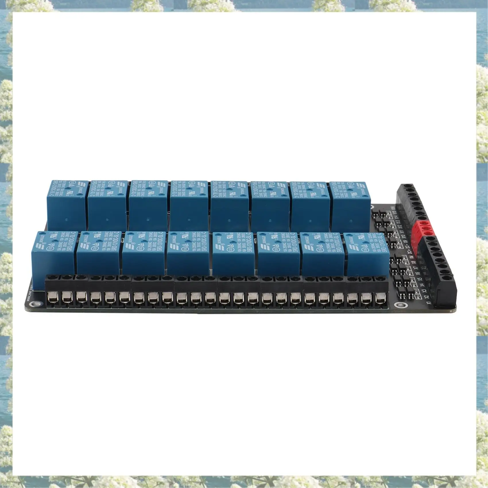 Новый 16-позиционный релейный модуль управления/изолированный модуль расширения/высокий/низкий уровень триггера/5 В/12 В/24 В