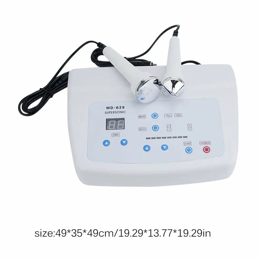 

Ultrasonic Facial Massager Anti Aging Face Skin Lifting Whitening High Frequency 1Mhz Ultrasound Probe Spa Beauty Device RU628