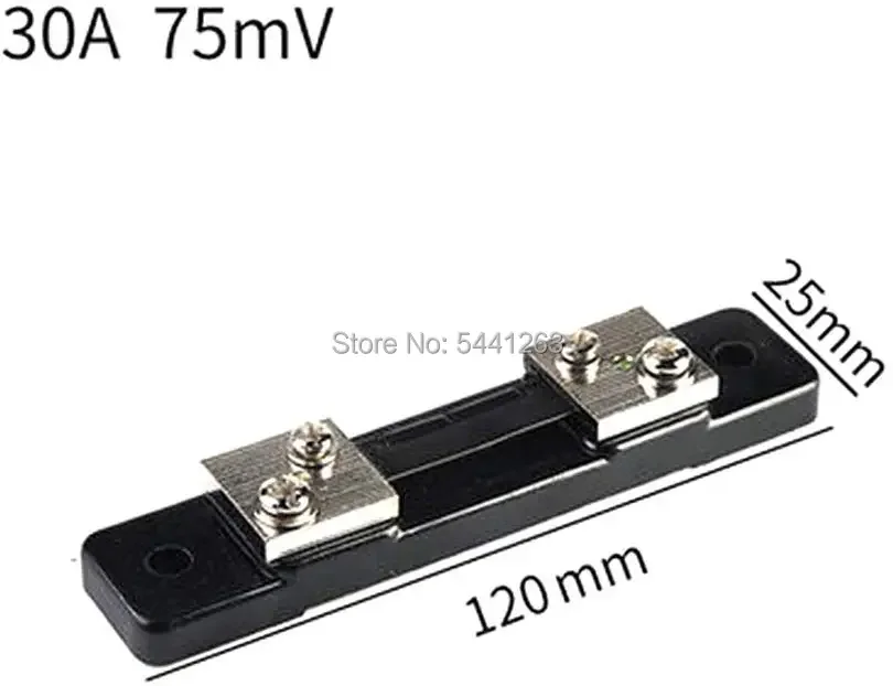 FL-2 75mV DC Current Shunt  5A 10A20A30A50A60A Current sampling resistor Shunt for Current Ammeter Analog