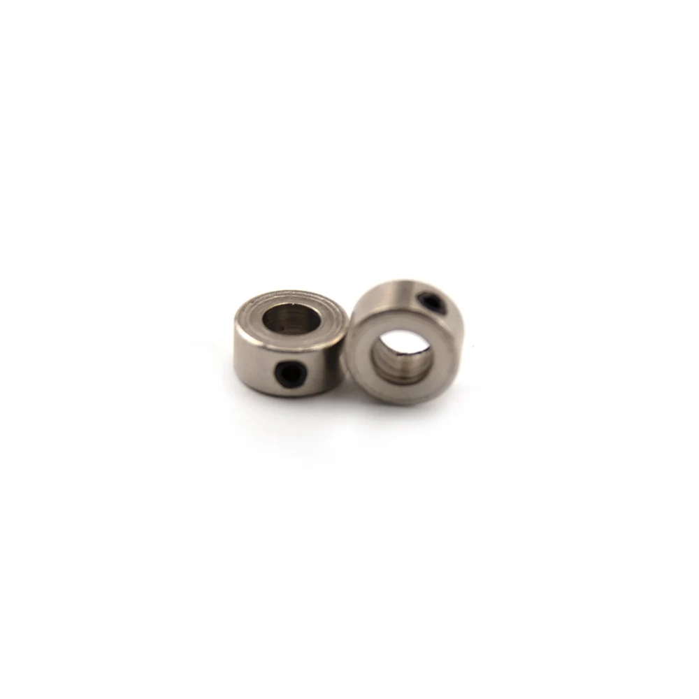 10 pz collare ruota armadietto albero asse boccola in acciaio carrello di atterraggio tappo diametro interno 1.6/2.1/2.6/3.1/3.6/4.1/5.1MM per aereo