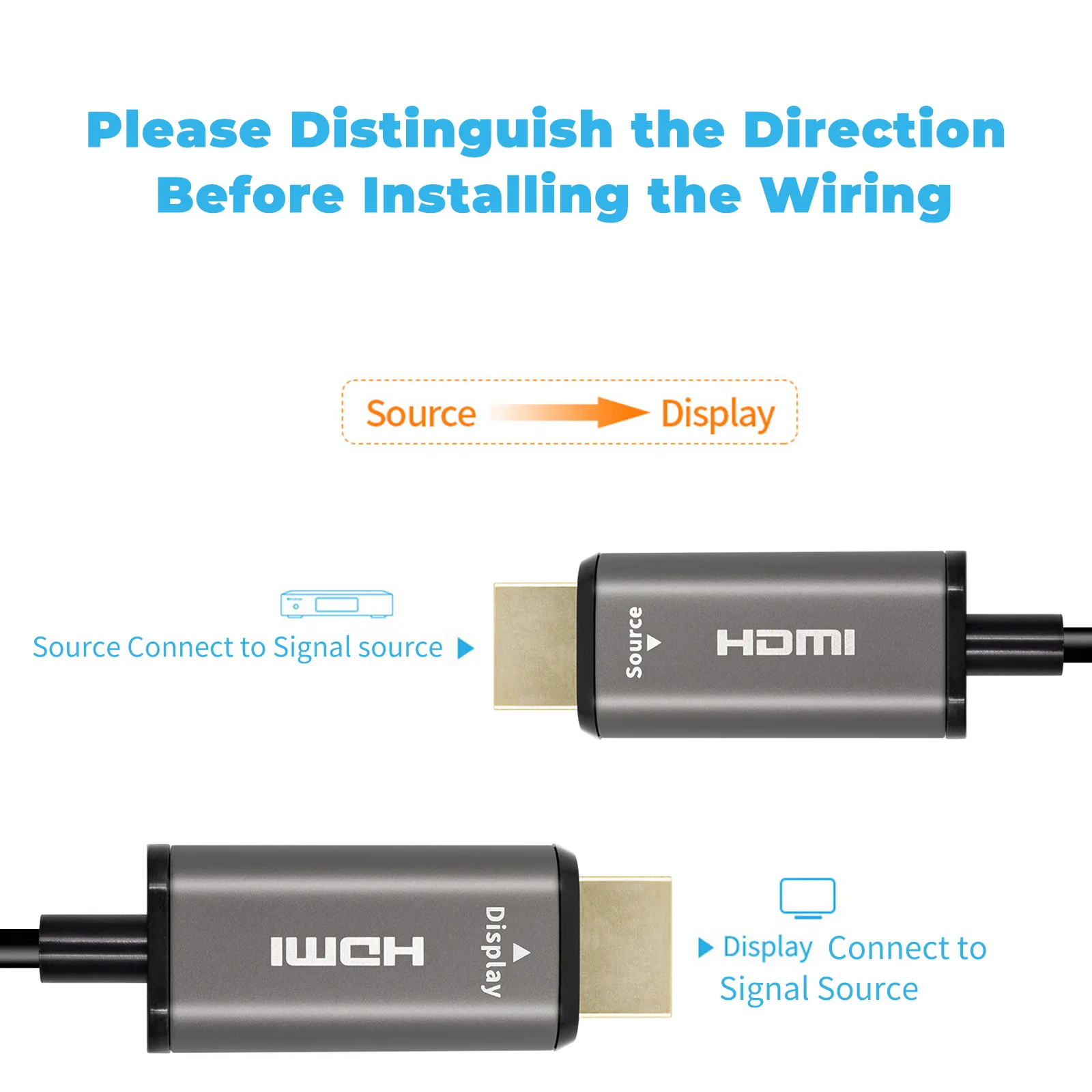 كابل ألياف ضوئية 10M 8K 60 هرتز HDMI 2.1 4K 240 هرتز فائق السرعة 48 جيجابت في الثانية لجهاز عرض التلفزيون XBOX PS5.