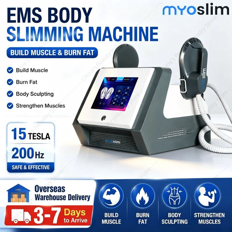 15Tesla 6500W Neo Body Sculpt Machine 200HZ RF Fat Reduction Weight Loss Muscle Building Slimming Equipment