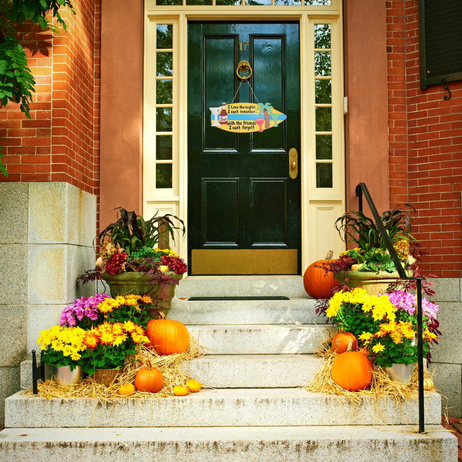 

Hanging Surfboard Decorative Home Hanging Surfboard Plaque nament Creative Design Party Door Decoration