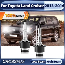 2PCS Car Headlight Bulb D4S HID Xenon Light Bulb 6000K Cold White 35W HID Headlamp Bulb For Toyota Land Cruiser 2013 2014